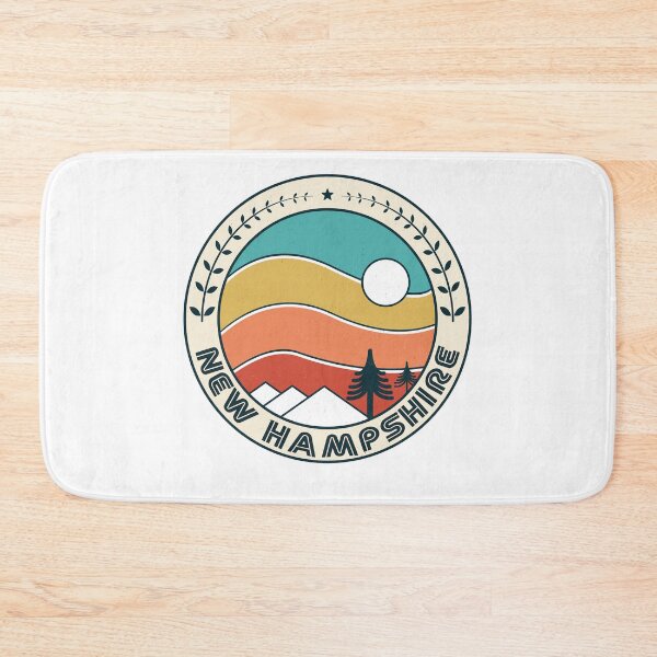 Item preview, New Hampshire Retro Vintage Sunset - New Hampshire Mountain Souvenir - Gift - Hometown - Hiking - Nature designed and sold by HappyTees Lab.