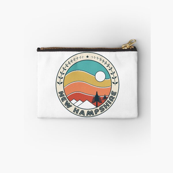 Item preview, New Hampshire Retro Vintage Sunset - New Hampshire Mountain Souvenir - Gift - Hometown - Hiking - Nature designed and sold by HappyTees Lab.