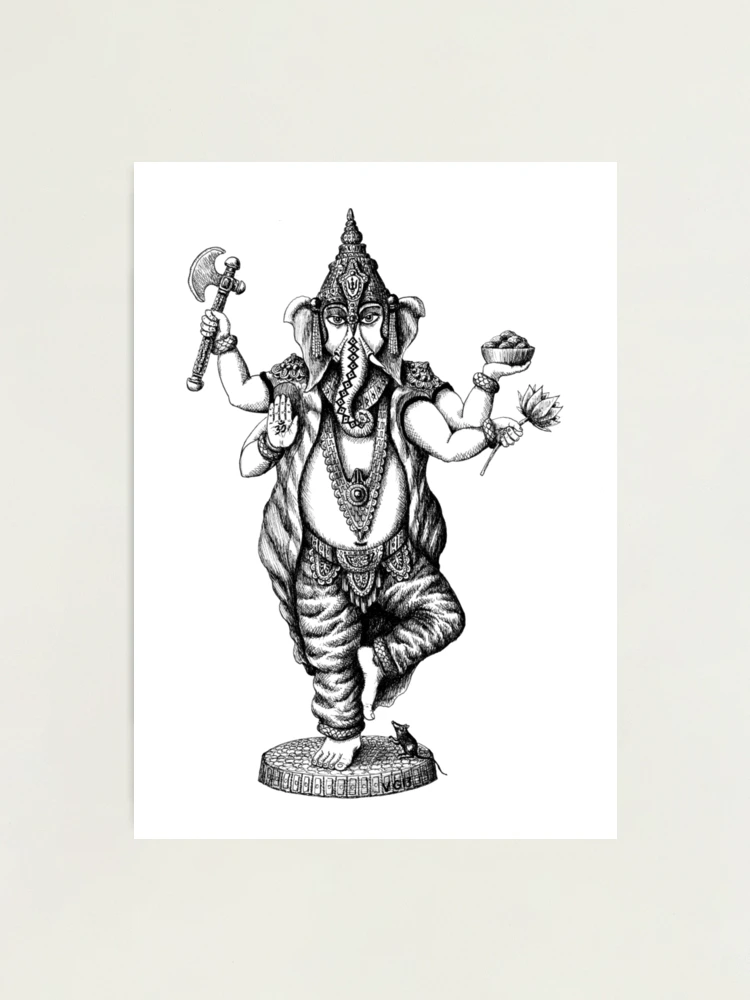 Lord Ganesh Handmade Pencil Sketch at Rs 400/piece | Balaji Nagar | Kurnool  | ID: 22580168462