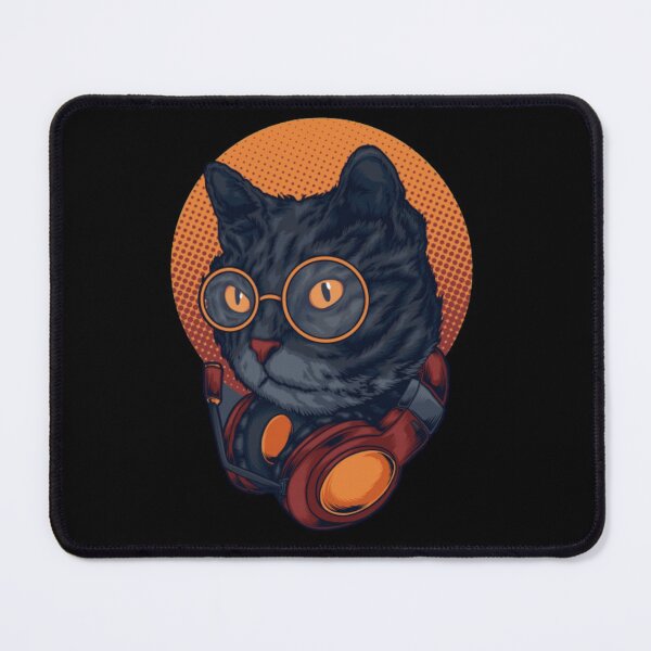 Item preview, Hipster cat designed and sold by Rakos-Merch.