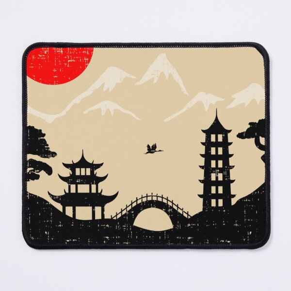 Item preview, Japanese landscape art designed and sold by Rakos-Merch.