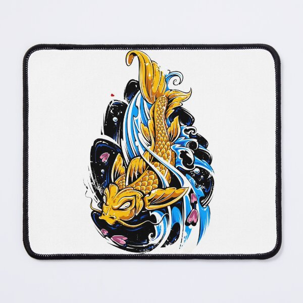 Item preview, Japanese koi jumping designed and sold by Rakos-Merch.