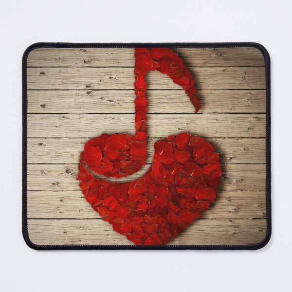 Item preview, Love Music red petals design designed and sold by psychoshadow.
