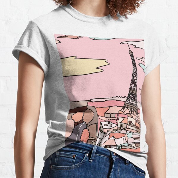Paris sunset by Sasa Elebea Classic T-Shirt