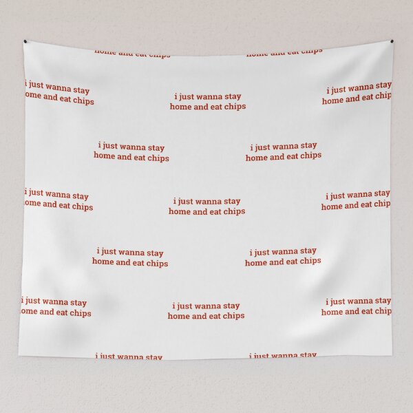 Item preview, stay home + eat chips designed and sold by EliapsJackson.