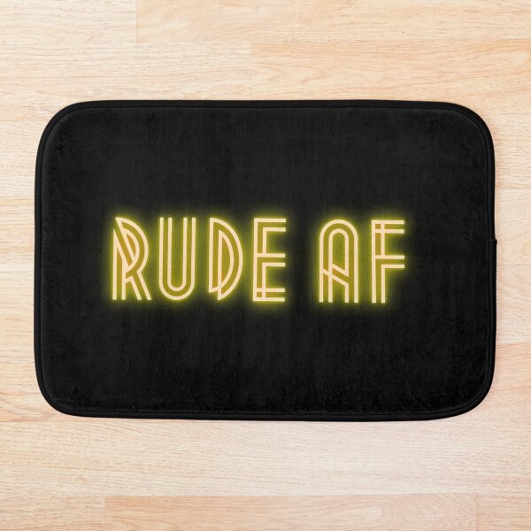 Item preview, Rude AF designed and sold by MktngMultiverse.