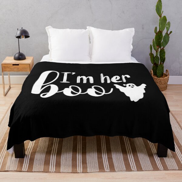 Item preview, I'm Her Boo | White Text Couples Halloween designed and sold by Estrytee.