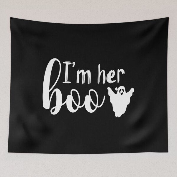 Item preview, I'm Her Boo | White Text Couples Halloween designed and sold by Estrytee.