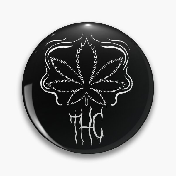 Item preview, THC deathmetal white designed and sold by Treelustration.