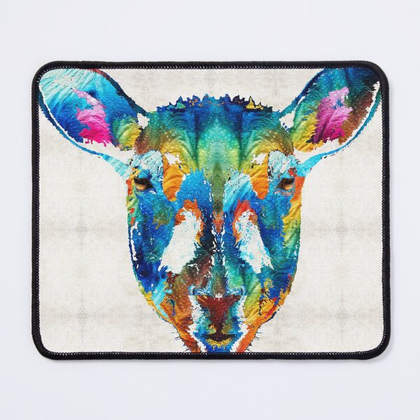 Item preview, Colorful Sheep Art - Shear Color - By Sharon Cummings designed and sold by Sharon Cummings Art.