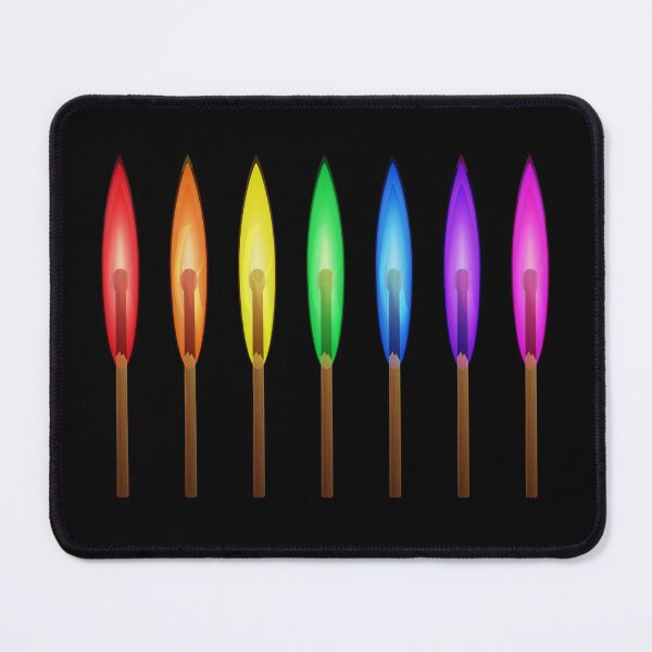 Item preview, Rainbow Matchsticks illustration designed and sold by psychoshadow.