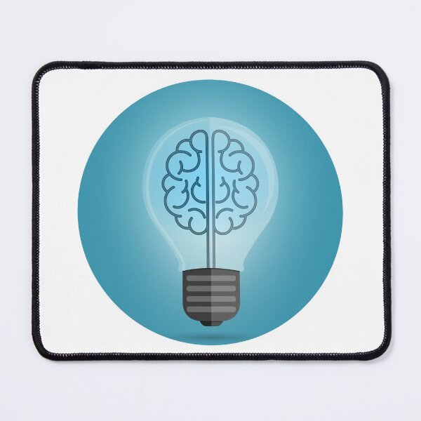 Item preview, Bulb Brain illustration designed and sold by psychoshadow.