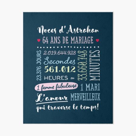 Carte De 73e Anniversaire De Mariage Pour Homme Et Femme