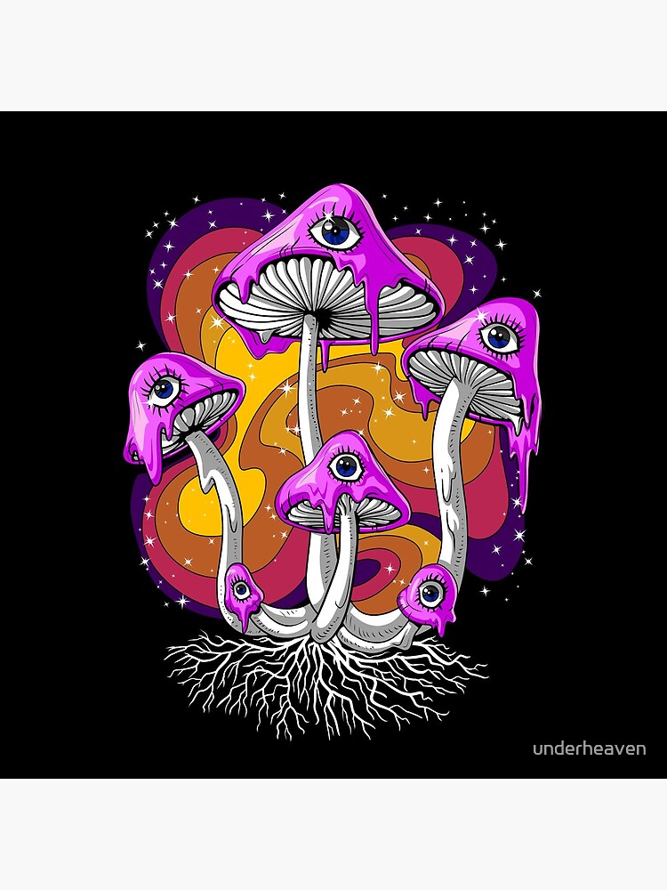 Psychedelic Magic Mushrooms by underheaven