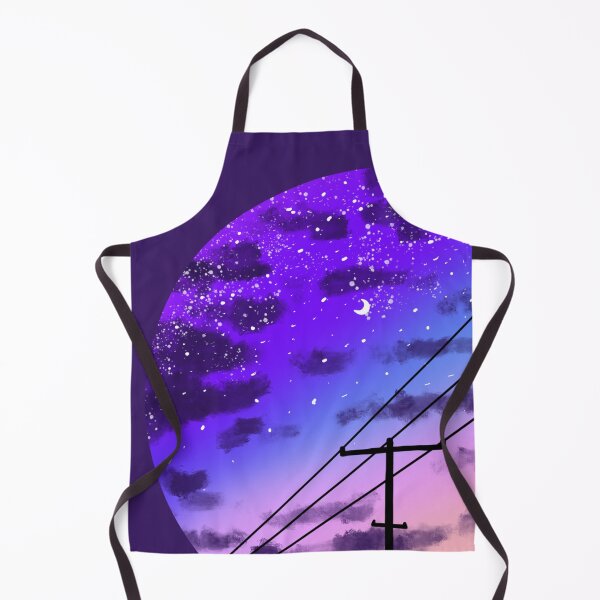 Item preview, Anime pink and purple landscape evening phone lines and stars designed and sold by HumboldSoul.