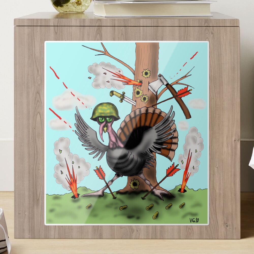 Funny Thanksgiving turkey drawing Poster for Sale by Vitaliy Gonikman