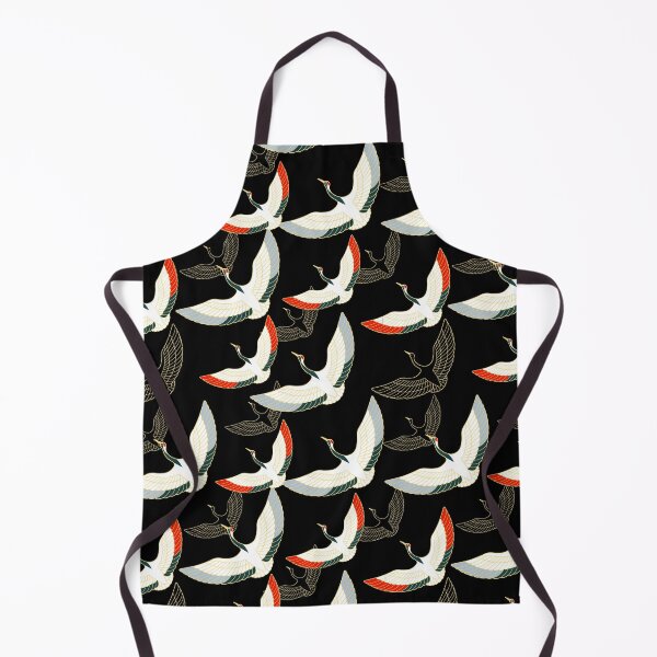 Item preview, Golden Japanese Cranes Pattern designed and sold by Hot From Oven.