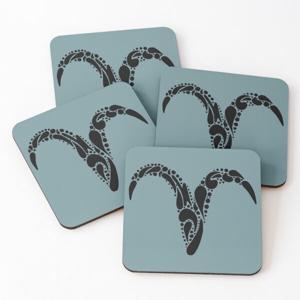 Item preview, ARIES Zodiac Sign - Hand drawn Ink Design designed and sold by TaltalimDesign.