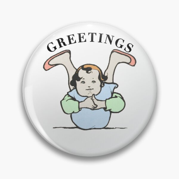 Item preview, Greetings weird looking kid funny illustration meme designed and sold by Captain-Jackson.