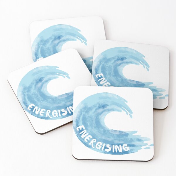 Item preview, Energising water splash wave swimming lover design designed and sold by Wildflow Creations.
