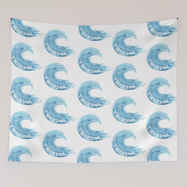 Item preview, Energising water splash wave swimming lover design designed and sold by Wildflow Creations.