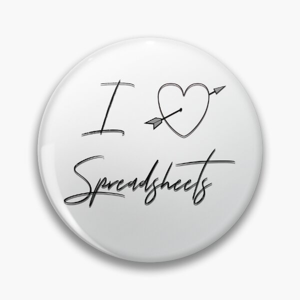Item preview, I Love Spreadsheets designed and sold by EdgyDesignForU.