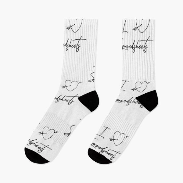 Item preview, I Love Spreadsheets designed and sold by EdgyDesignForU.