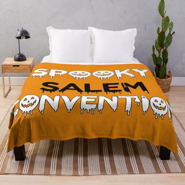 Item preview, Spooky Vibes Salem Convention Pumpkin Halloween Letters designed and sold by catchyology.
