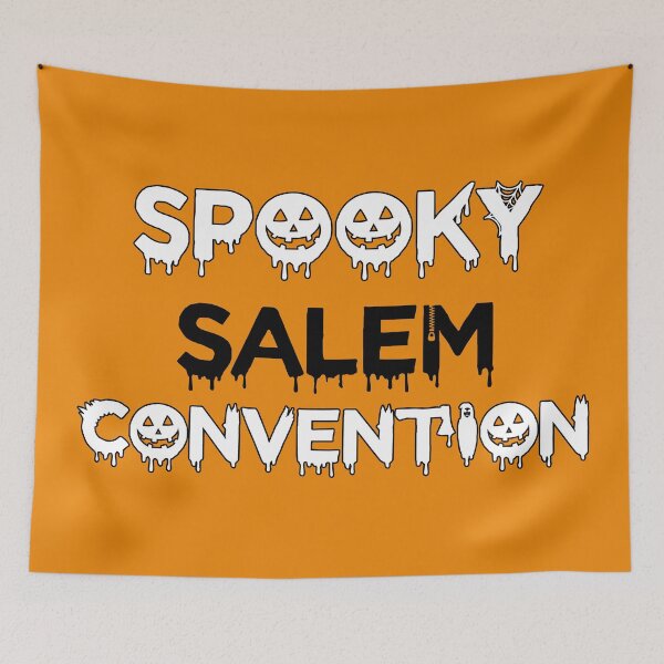 Item preview, Spooky Vibes Salem Convention Pumpkin Halloween Letters  designed and sold by catchyology.