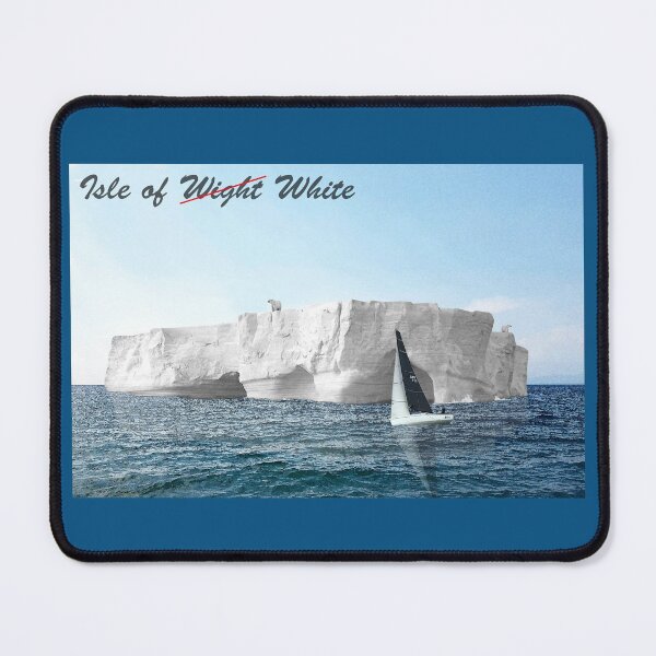 Item preview, Isle of Wight (white) designed and sold by TerenceLacey.