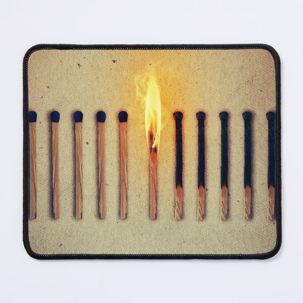 Item preview, match burning alone designed and sold by psychoshadow.