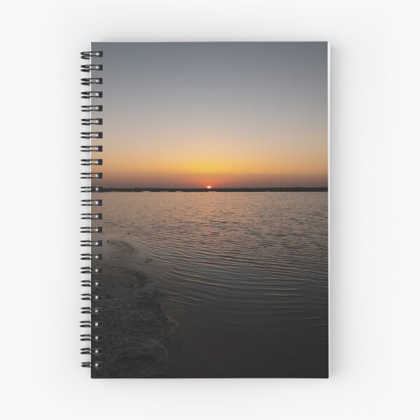 Item preview, The sunsets in Kuwait after heavy rains and ponds of water. designed and sold by Infinite Feeling Shop.