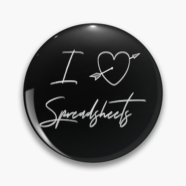 Item preview, I Love Spreadsheets designed and sold by EdgyDesignForU.