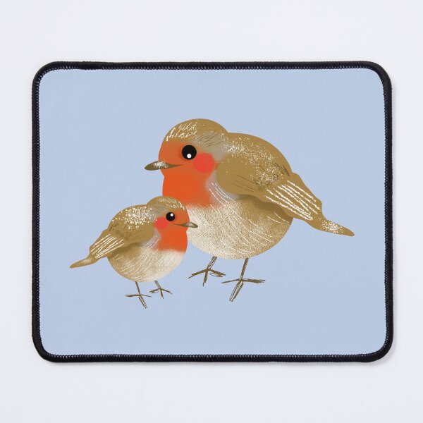 Item preview, Big and Little Robin Redbreasts designed and sold by VicEllisArt.