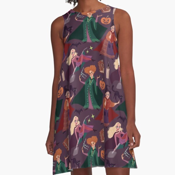 The Witch is Back! A-Line Dress