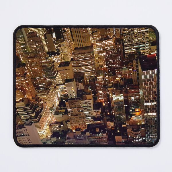 Item preview, NY aerial cityscape designed and sold by psychoshadow.