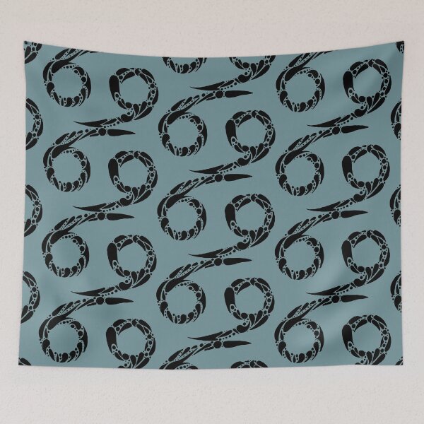 Item preview, CANCER Zodiac Sign - Hand drawn Ink Design designed and sold by TaltalimDesign.