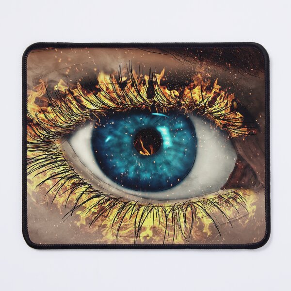 Item preview, Eye in Flames designed and sold by psychoshadow.