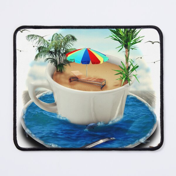 Item preview, Summer vacation cup designed and sold by psychoshadow.