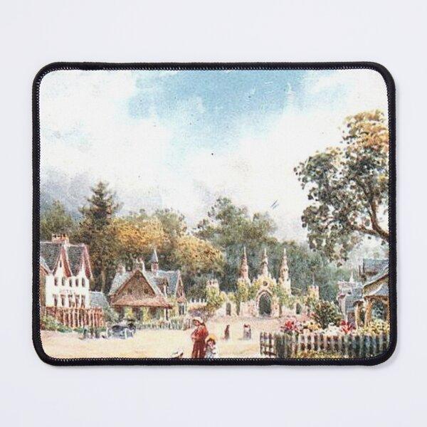 Item preview, Vintage Illustration of Kenmore & Entrance to Taymouth Castle designed and sold by yourscotland.