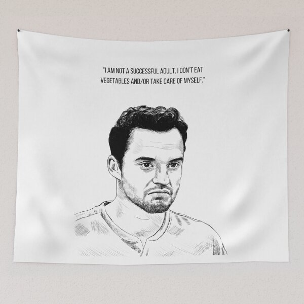 Item preview, Nick Miller, New Girl, I'm Not A Successful Adult. designed and sold by Lucy  Chambers.