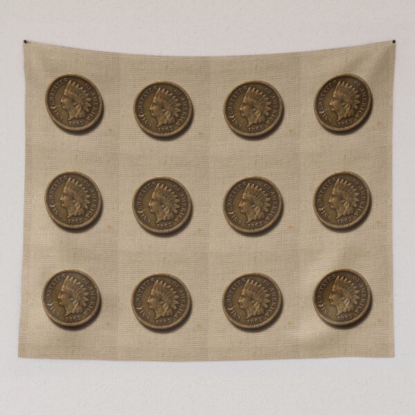 Item preview, 1863 Indian Cent  designed and sold by coinsxcrochet.