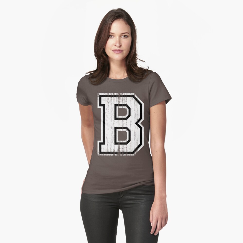 "Big Varsity Letter B" T-shirt By Adamcampen | Redbubble