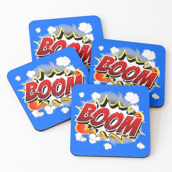 Item preview, BOOM cool comics speech ballon super hero designed and sold by Design Repo.