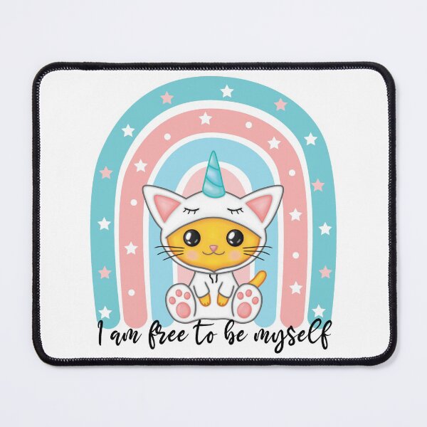 Item preview, Cute baby unicorn kitten For kiddos - Cute rainbow unicorn cat designed and sold by Alice-Elgawi.