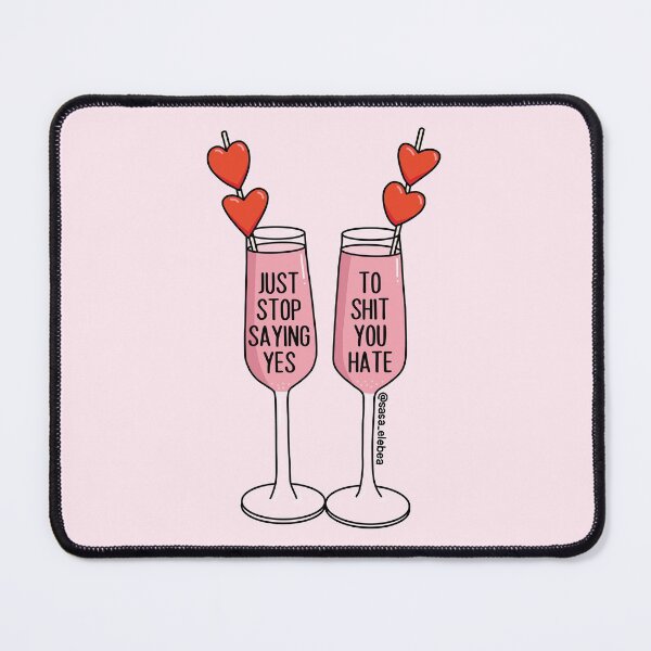 Item preview, Stop saying yes by Sasa Elebea designed and sold by Sabrina Brugmann.