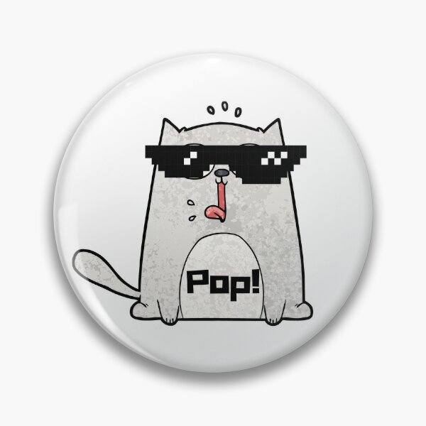 Pop Cat Pins | LookHUMAN