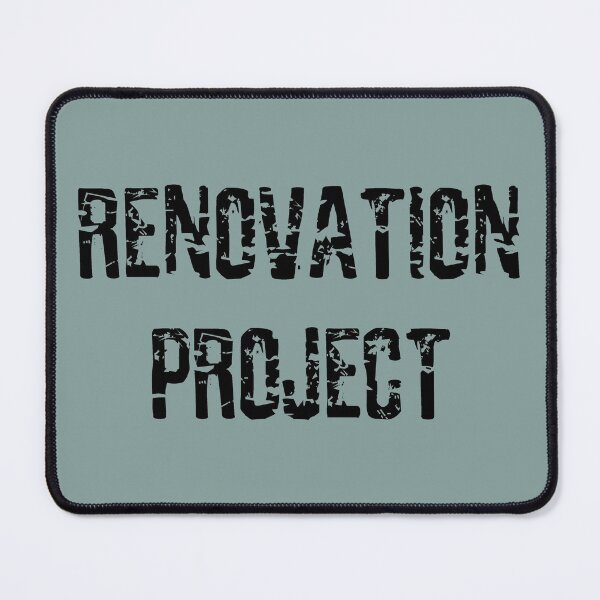 Item preview, Renovation project improvement fixer-upper funny (black) designed and sold by SolidEarthArt.