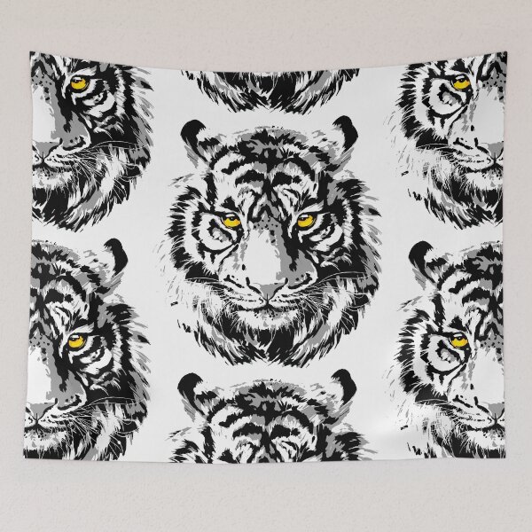 Item preview, Tiger Head - Colourful Tiger Eyes designed and sold by BigWildKiwi.