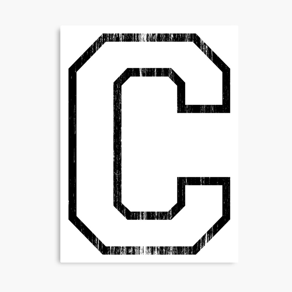 big varsity letter c photographic print by adamcampen redbubble